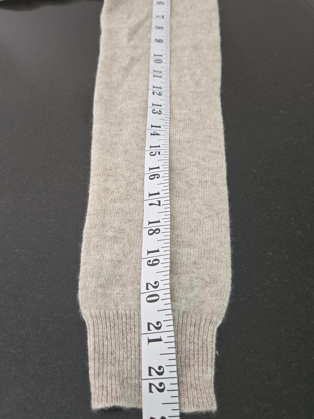 Charter Club Luxury 100% Cashmere Pearl Taupe Heather Basic Crewneck Sweater XS - Picture 8 of 11